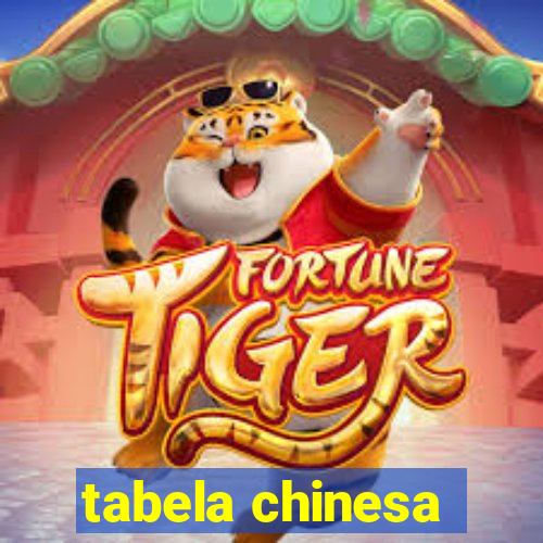 tabela chinesa